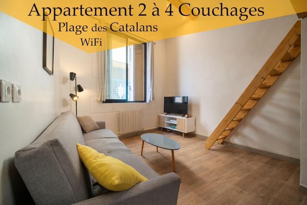 Appartement Tout Equipe Proche De La Plage 2 A 4 Couchages Marsella Exterior foto